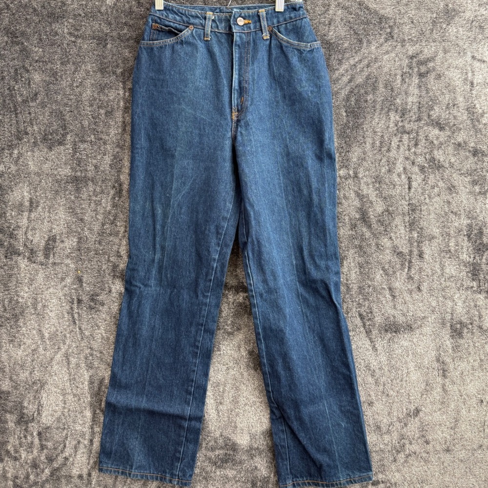 Vintage 80s‎ Chic H.I.S Denim MOM Jeans High-Waisted Women Size 25" Blue Western - Picture 2 of 10